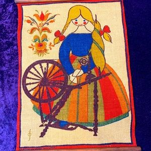 Vintage Denmark Wall Hanging